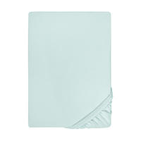 SPANNBETTTUCH Jersey antarktis, 90x190 cm - 100x200 cm - Hellblau, Textil (100/200cm) - biberna Sleep & Protect