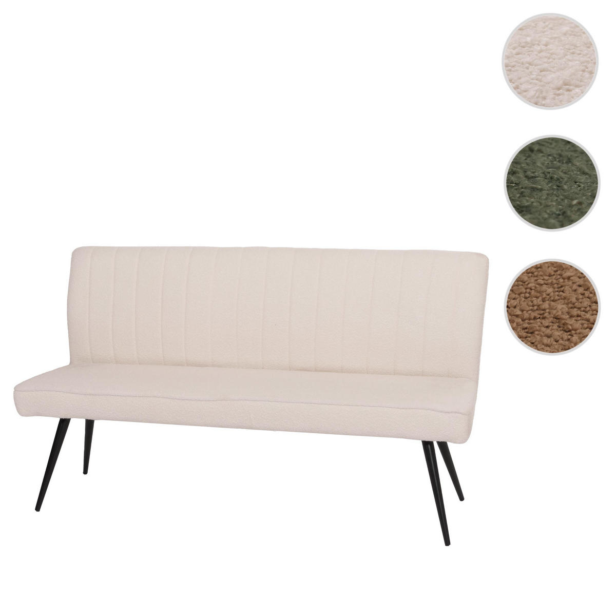 SITZBANK Beige - Beige, Textil (160/90/60cm) - MCW