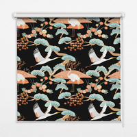 VNÚTORNÁ roleta - okenná roleta - roleta - 100x100 cm - Lietajúca volavka - biela, plast (100/100/0.5cm) - TULUP