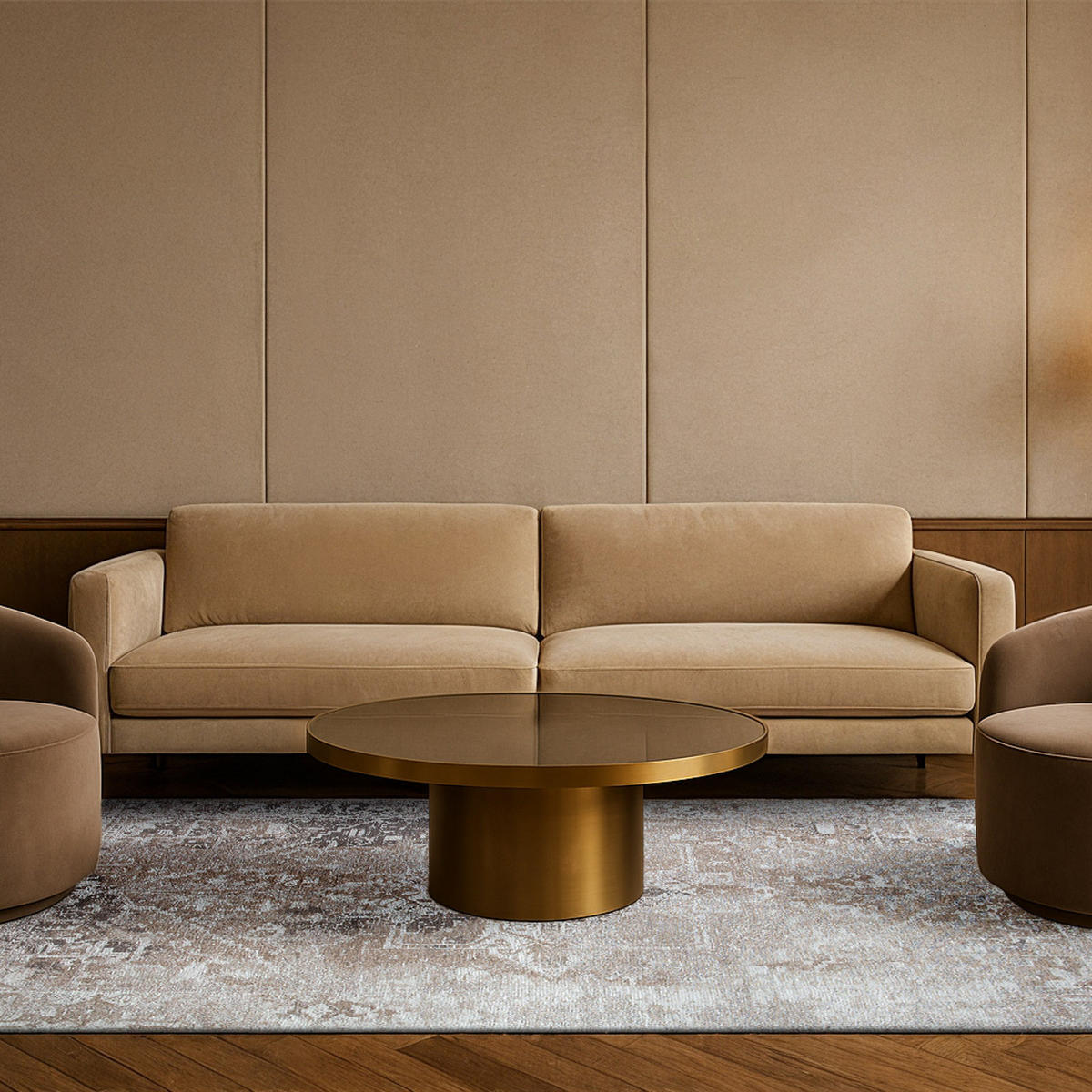 TEPPICH Mouse Hair Lola&Moi 170/240 cm - Silberfarben, Kunststoff/Textil (170/240cm) - Lola&Moi