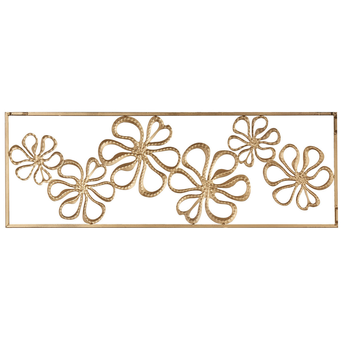 WANDDEKORATION Metall gold Cerium - Goldfarben, Metall (90/31/0.5cm) - Beliani