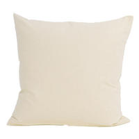 KISSENBEZUG Basic 100% Baumwolle natur 80/80 cm - Creme, Textil (80/80cm) - beties Heimtextil