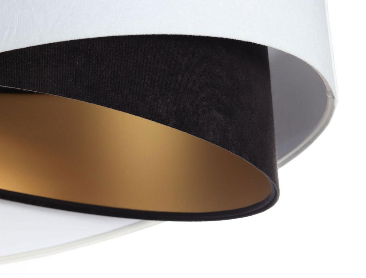 HÄNGELEUCHTE Schwarz 50/23 cm - Schwarz, Kunststoff (50/1/23cm) - ONZENO