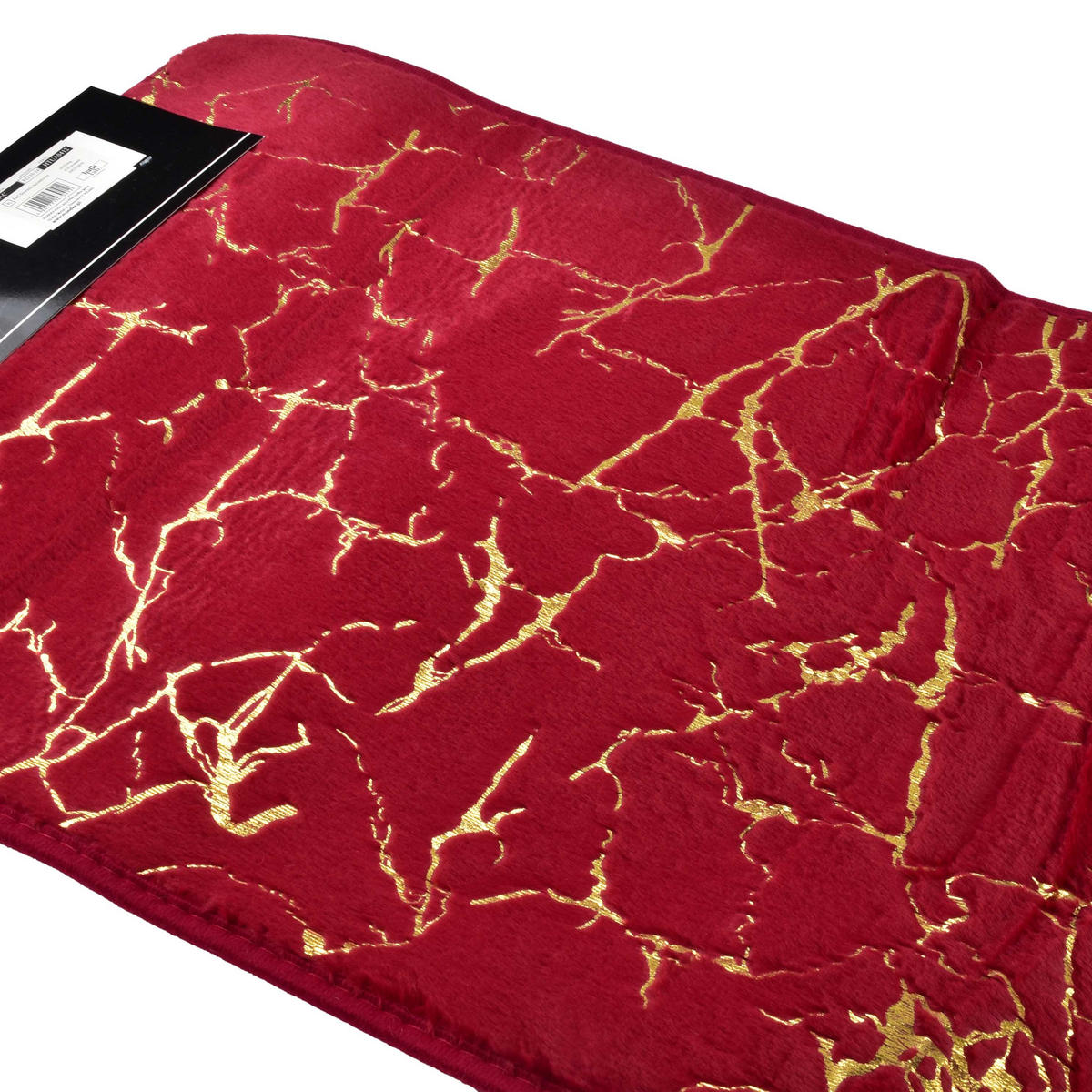 BADTEPPICH Zac Rot 58/40/2 cm Textilien - Rot, Textil (40/58cm) - Mondex