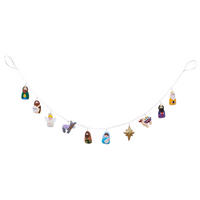 GIRLANDE X-Mas - Multicolor, Kunststoff (120/8/8cm) - BUTLERS
