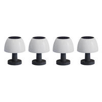 SOLARTISCHLAMPE 4er-set LUMINA weiß - Weiß, Kunststoff (15.3/15.3/13.5cm) - Lumisky