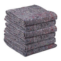 6XUMZUGSDECKE - Grau, Kunststoff/Textil - Relaxdays