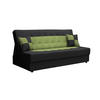 SOFA POLO mit Schlaffunktion SAWANA 14+35 mit Stauraum - Grün, Textil (80/96/192cm) - Bedante