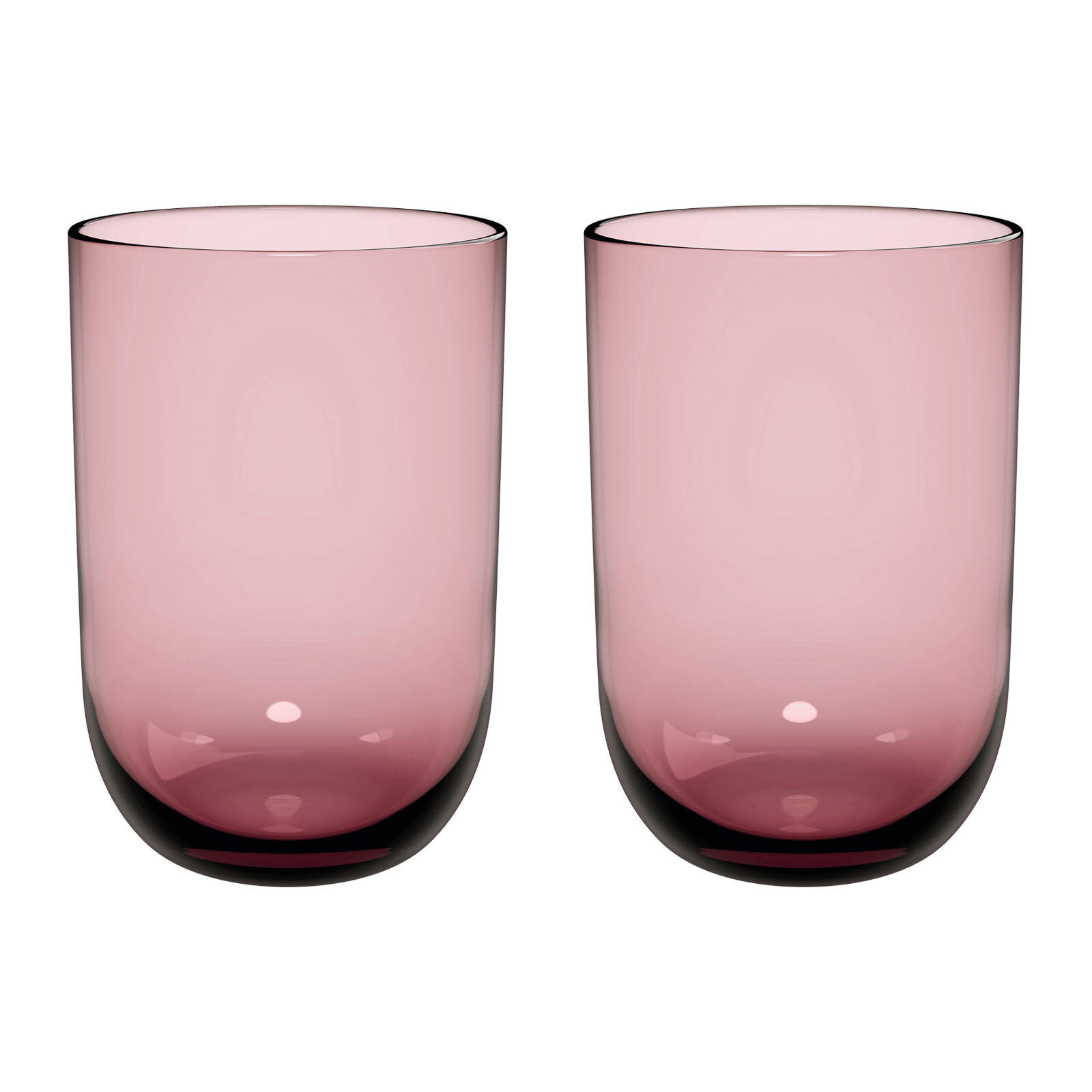 LONGDRINKBECHER Like Glass Grape 385 ml 2er Set - Pink, Glas (0.385L) - like.Villeroy & Boch