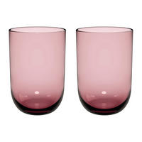 LONGDRINKBECHER Like Glass Grape 385 ml 2er Set - Pink, Glas (0.385L) - like.Villeroy & Boch