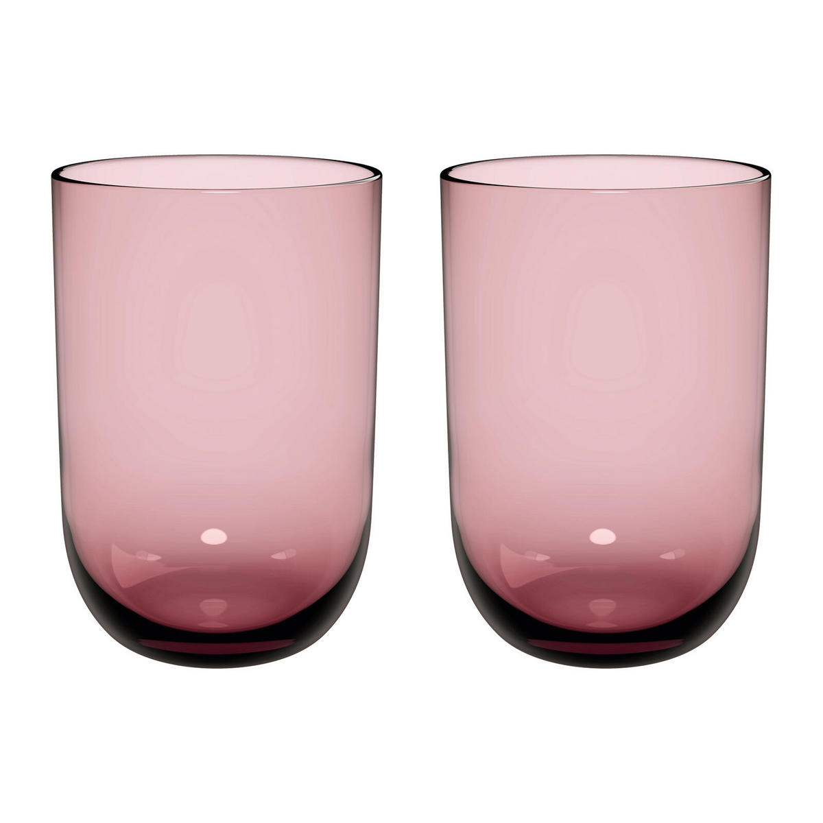 LONGDRINKBECHER Like Glass Grape 385 ml 2er Set - Pink, Glas (0.385L) - like.Villeroy & Boch