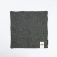 KISSENBEZUG CHARM - Anthrazit, ohne Kissenfüllung - Anthrazit, Kunststoff (50/50cm) - Home Deluxe