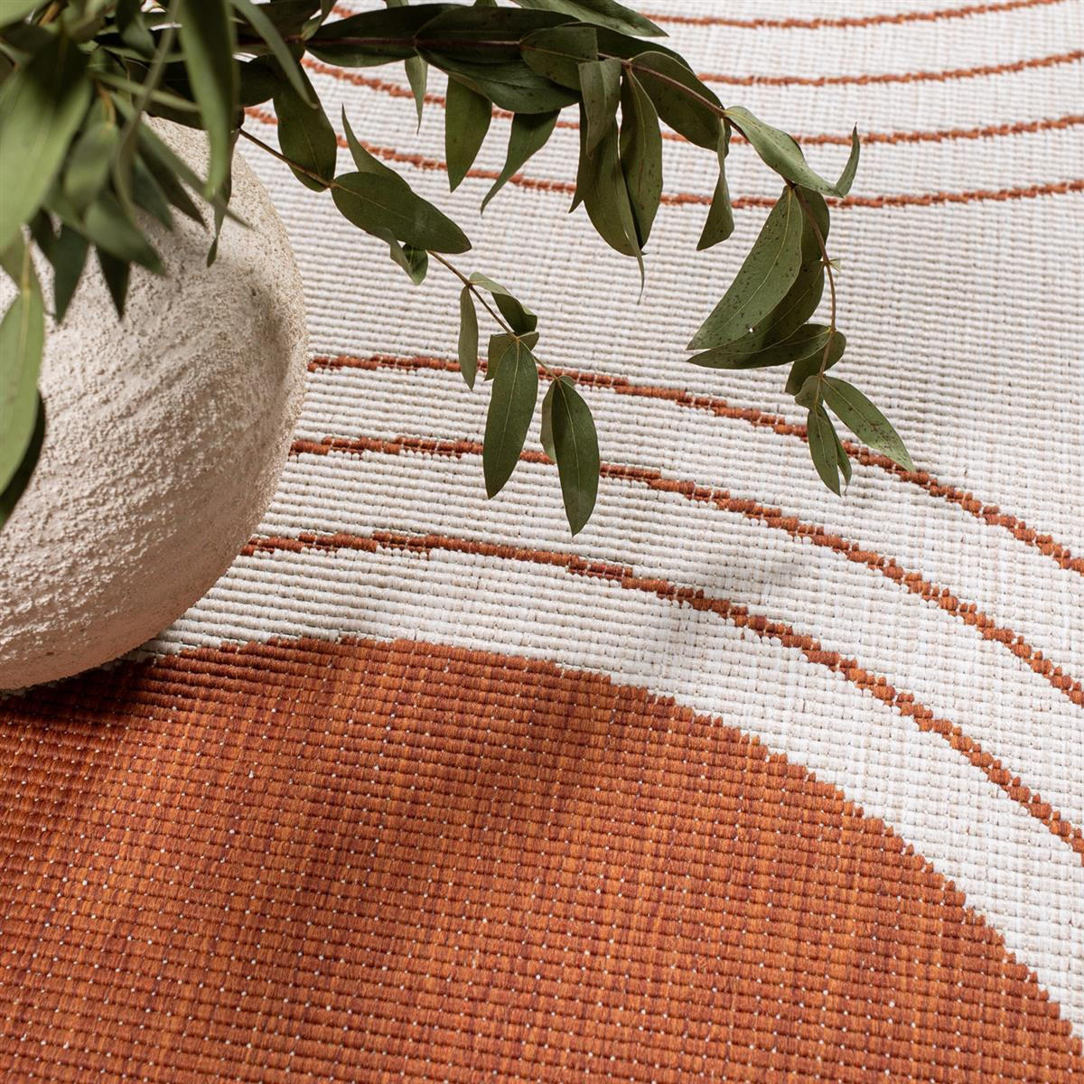 OUTDOOR-TEPPICH DuoRug 5739 Rot 80x150 cm - Rot, Textil (80/150cm) - carpet city