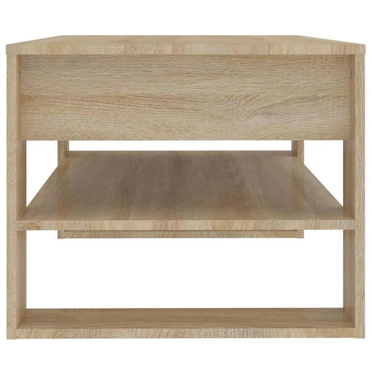 COUCHTISCH Sonoma-Eiche 102x55x45 cm Holzwerkstoff - Braun, Holzwerkstoff (102/55/45cm) - furnicato