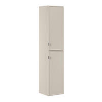VISEČA OMARA Alba Kašmir - bež, leseni material (35/170/33cm) - Petits-meubles