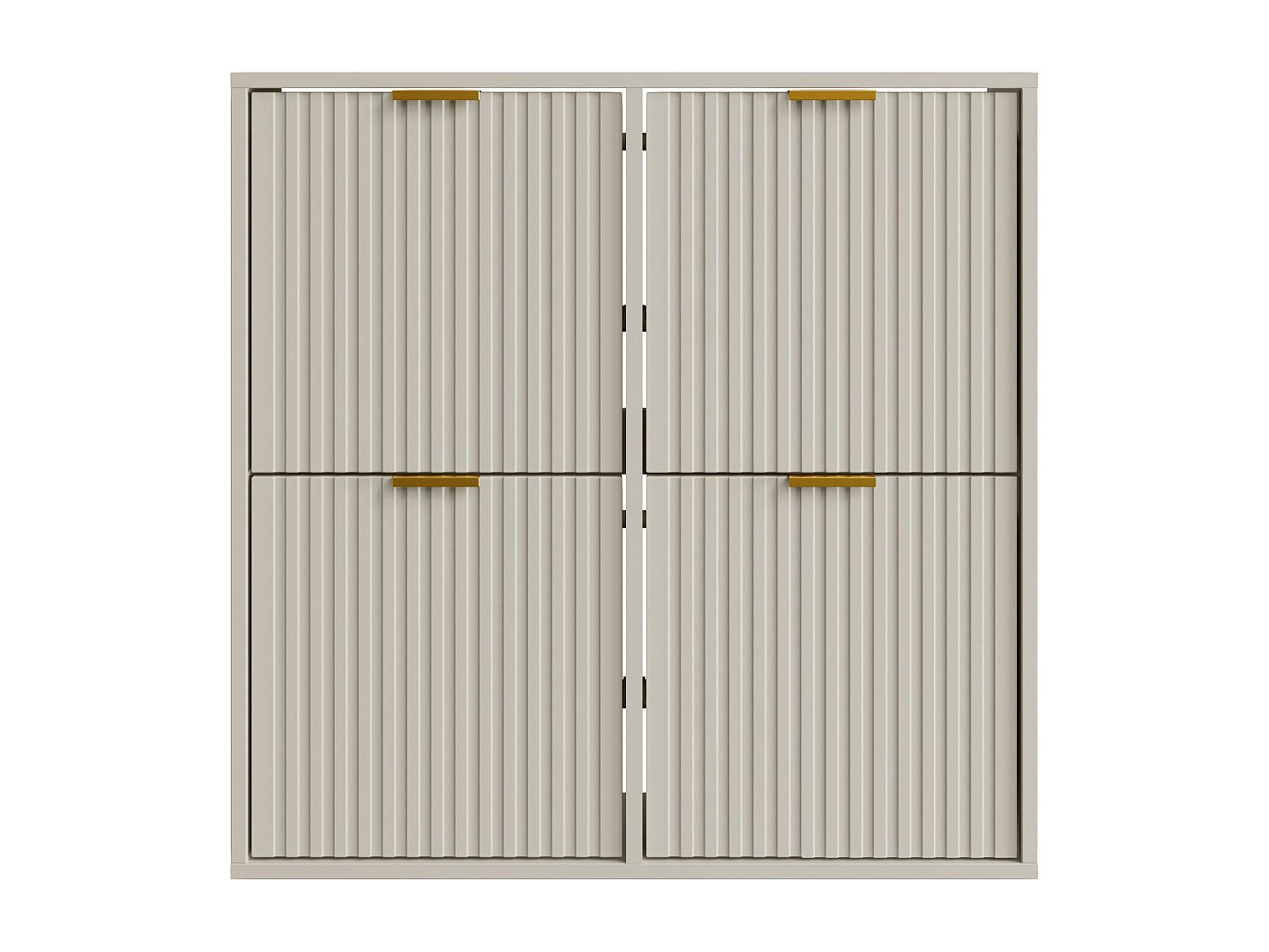 SCHUHSCHRANK - 80 x 25 - holz - beige Fralyn - Beige, Holz (80/80/25cm) - Vente-Unique