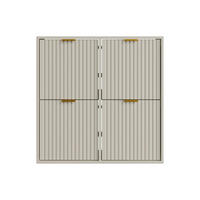 SCHUHSCHRANK - 80 x 25 - holz - beige Fralyn - Beige, Holz (80/80/25cm) - Vente-Unique