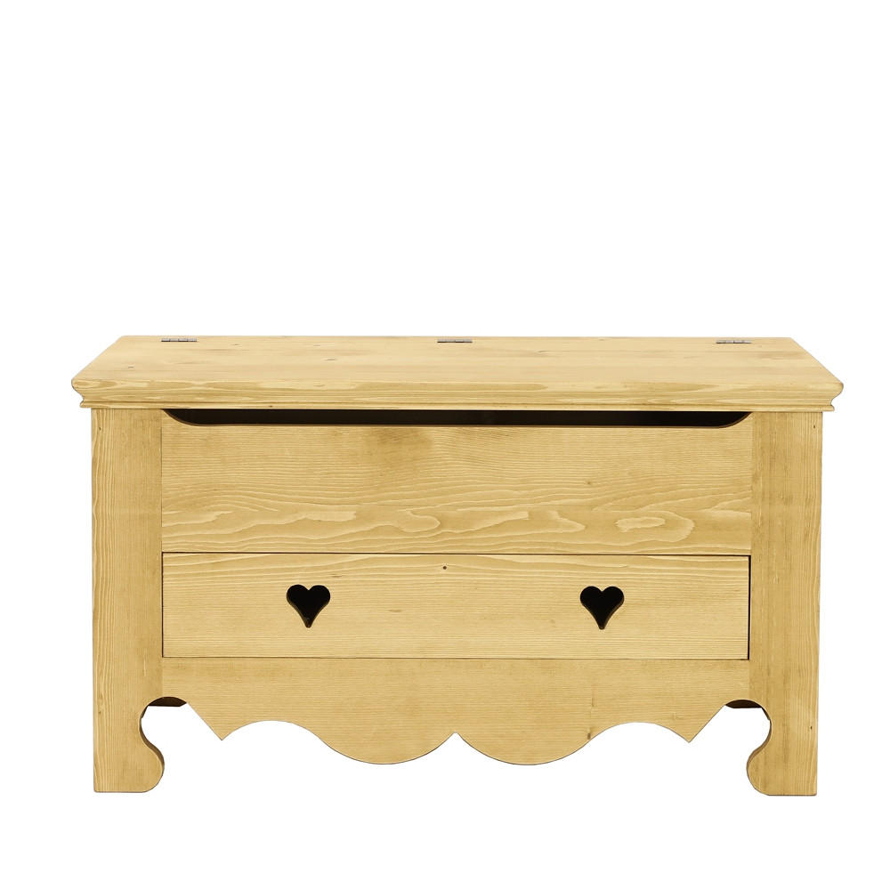 KOMMODE aus Massivholz MEXICANA - Honig, Holz (100/55/50cm) - Seart