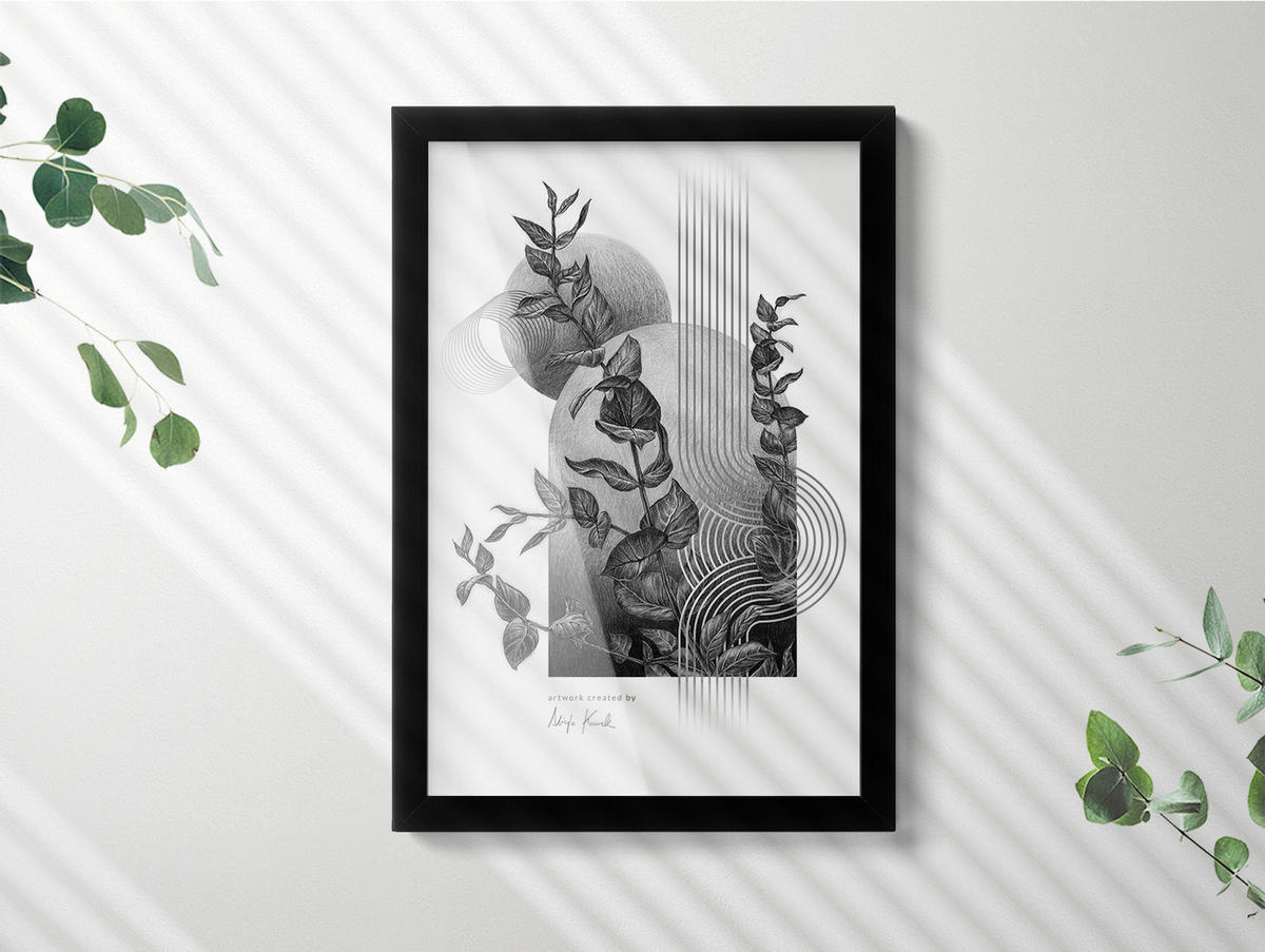 BILDERRAHMEN - Schwarz, Kunststoff (20/30/1.5cm) - Wallfluent