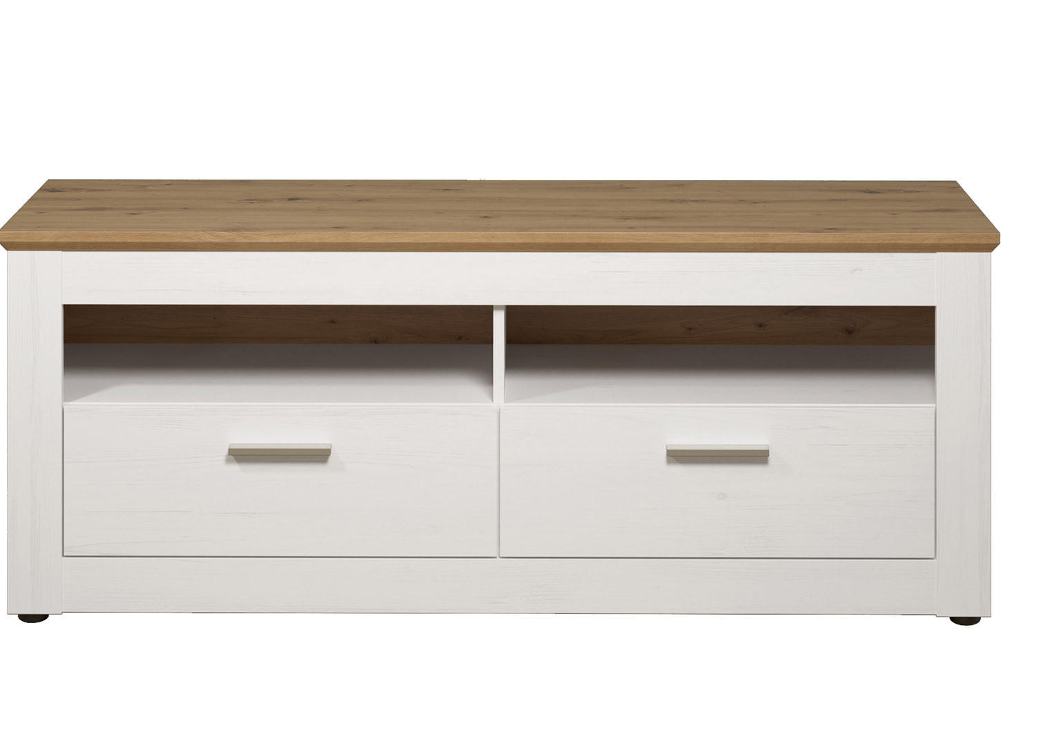 TV-ELEMENT Weiß - Weiß, Holzwerkstoff (148/59/45cm) - ebuy24