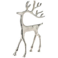 RENTIER-FIGUR Santa Silber 20/6/31 cm Keramik - Silberfarben, Keramik (6/31/20cm) - Mondex