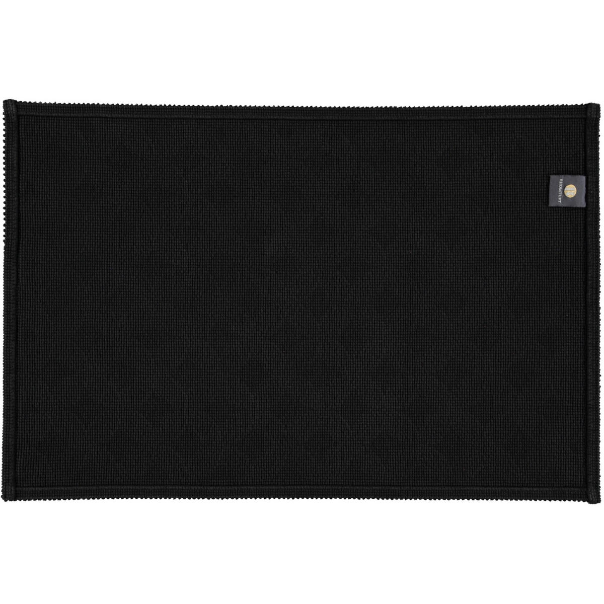 BADEMATTEN SEASIDE SCHWARZ - 15 - Schwarz, Textil (60/90cm) - Rhomtuft