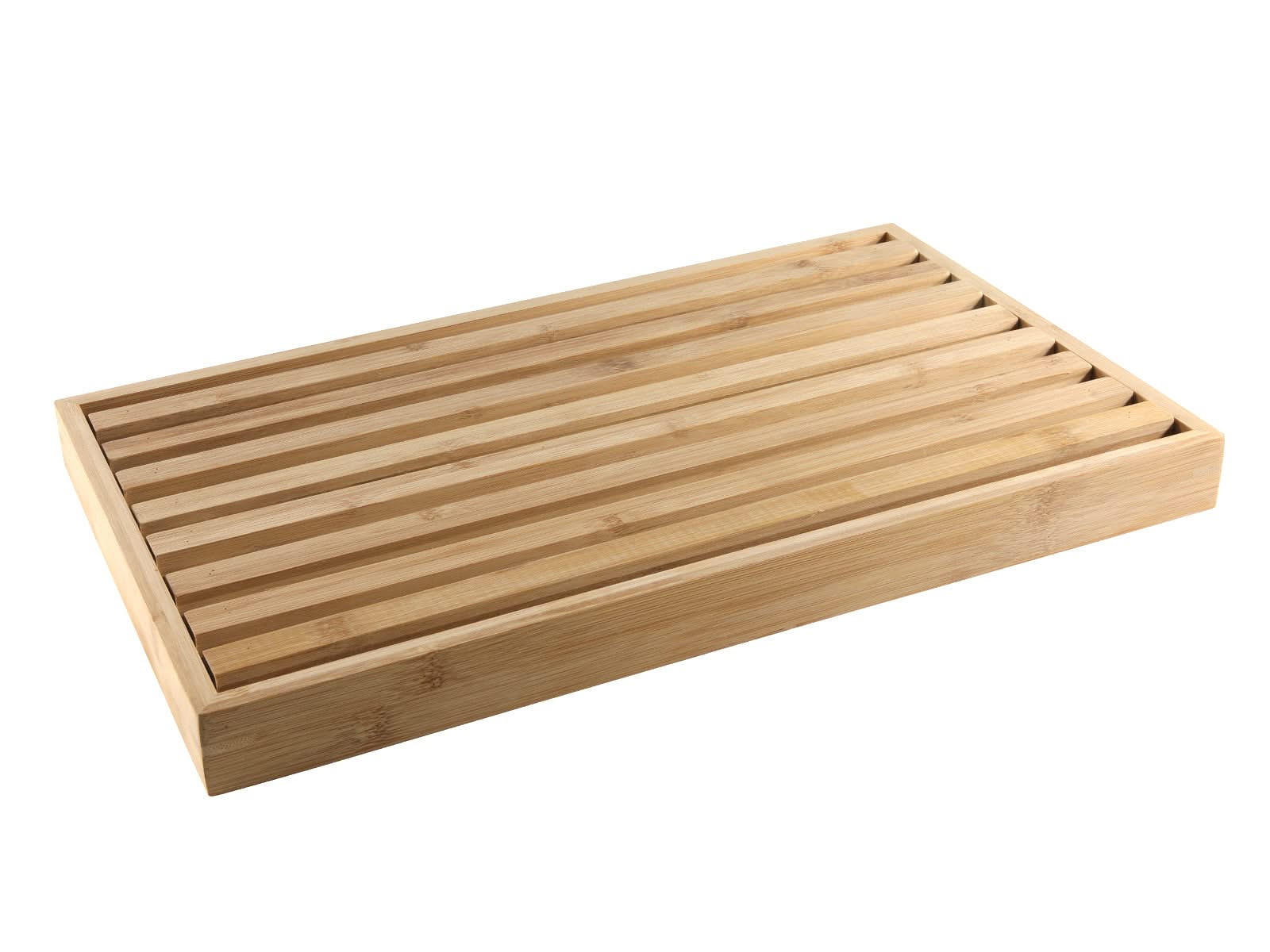 BROTSCHNEIDEBRETT - Bambus - 38 x 23 x 4 cm - Braun, Keramik (23/38cm)
