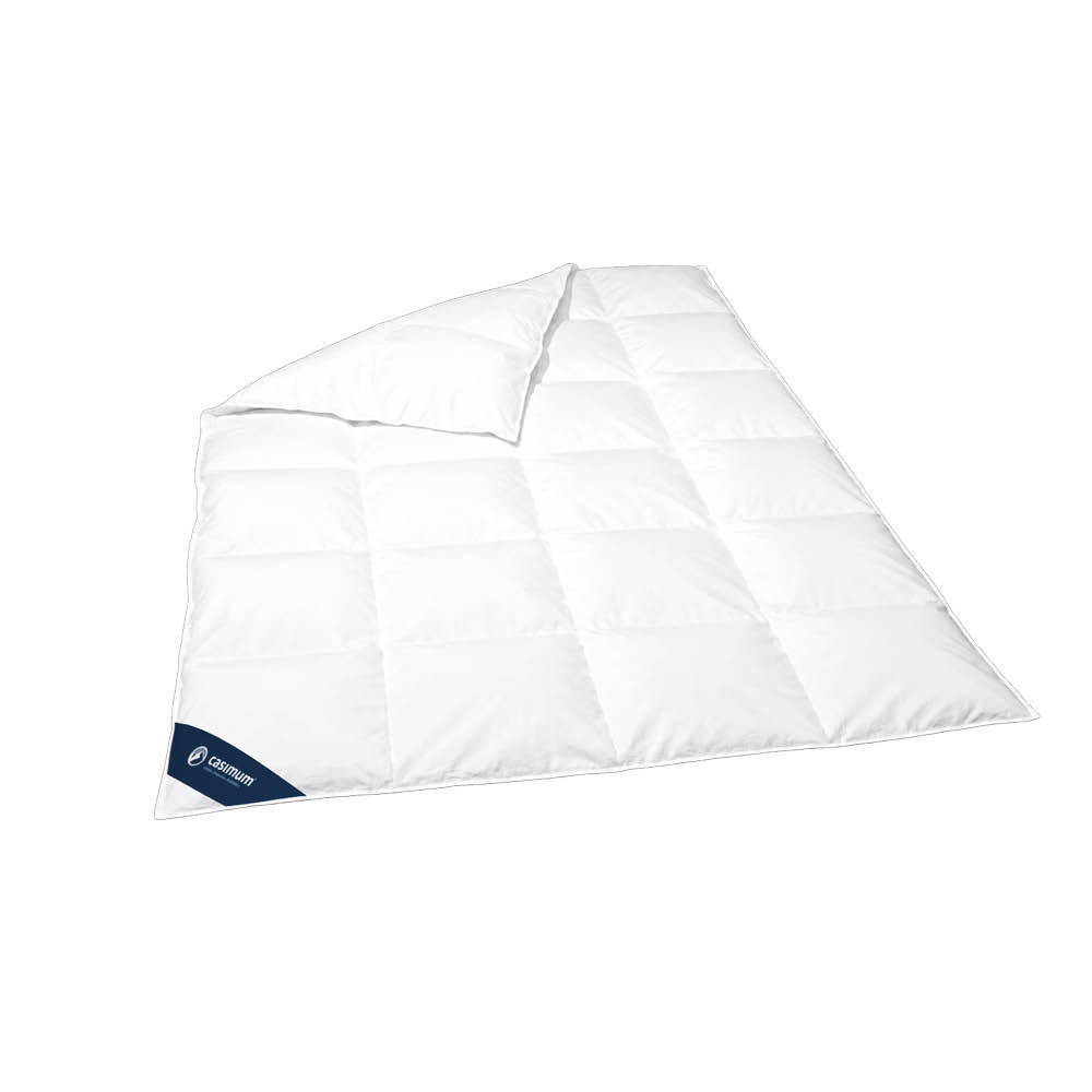 DAUNENDECKE 240x220 Normal, LUXUS Ganzjahresdecke 100% Daune - Weiß, Textil (240/220cm) - casimum