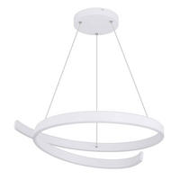 LED HÄNGELEUCHTE Weiß Matt - Weiß, Metall (66/62/120cm) - Globo Lighting