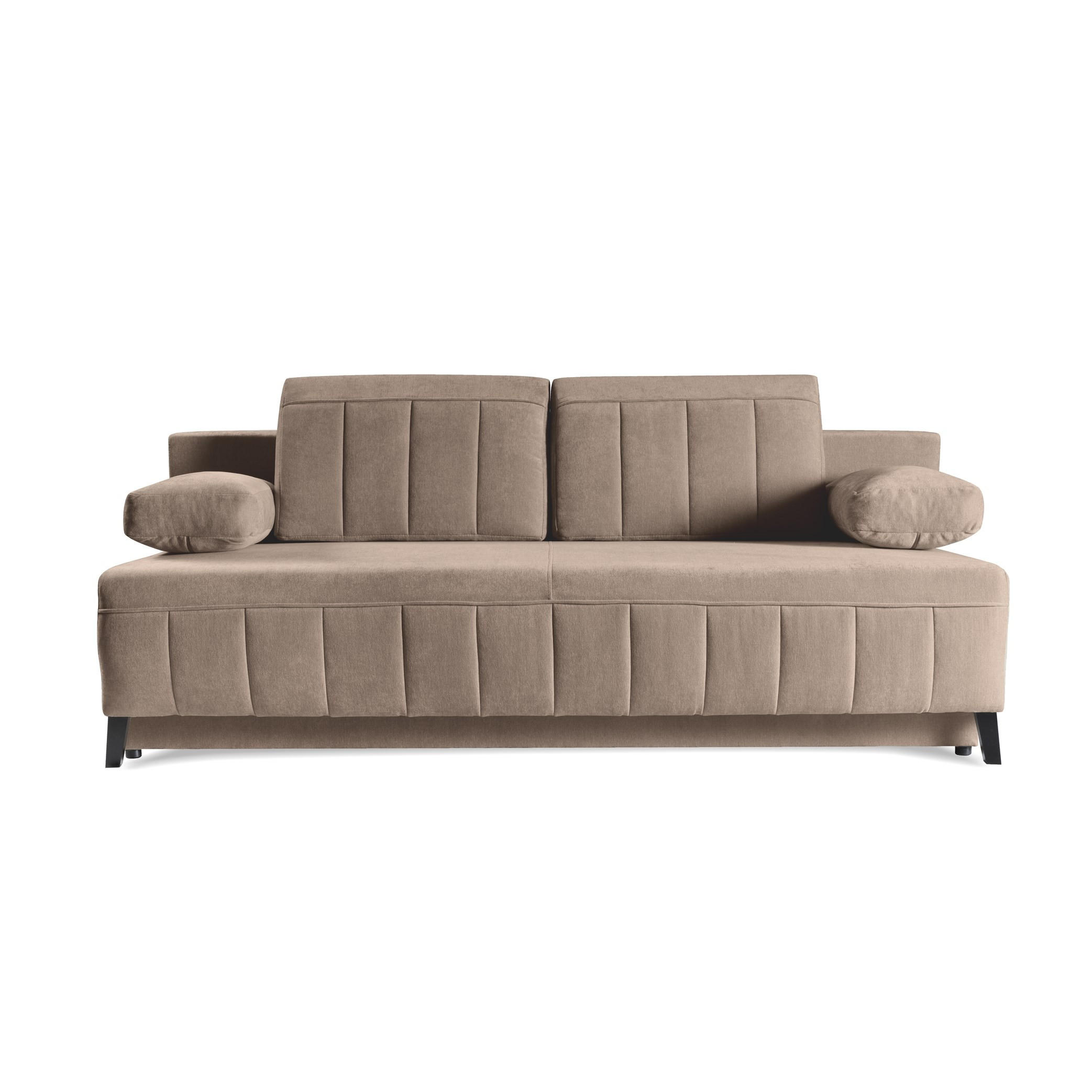 SCHLAFSOFA Aruna, Braun - Braun, Textil/Metall (200/90/98cm) - Bettso