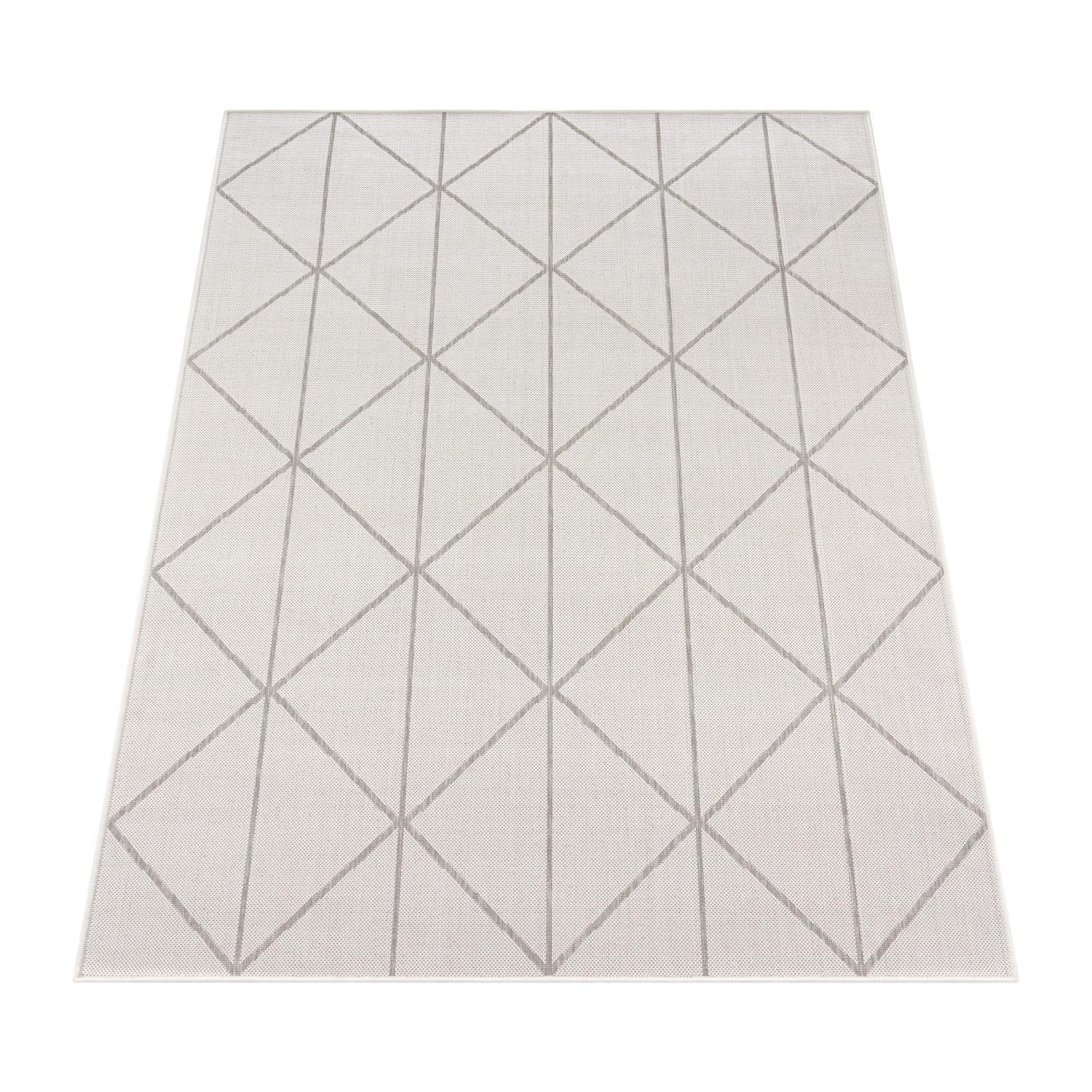 OUTDOORTEPPICH 120/160 cm Modena 221 - Weiß, Kunststoff (120/160cm) - Paco Home