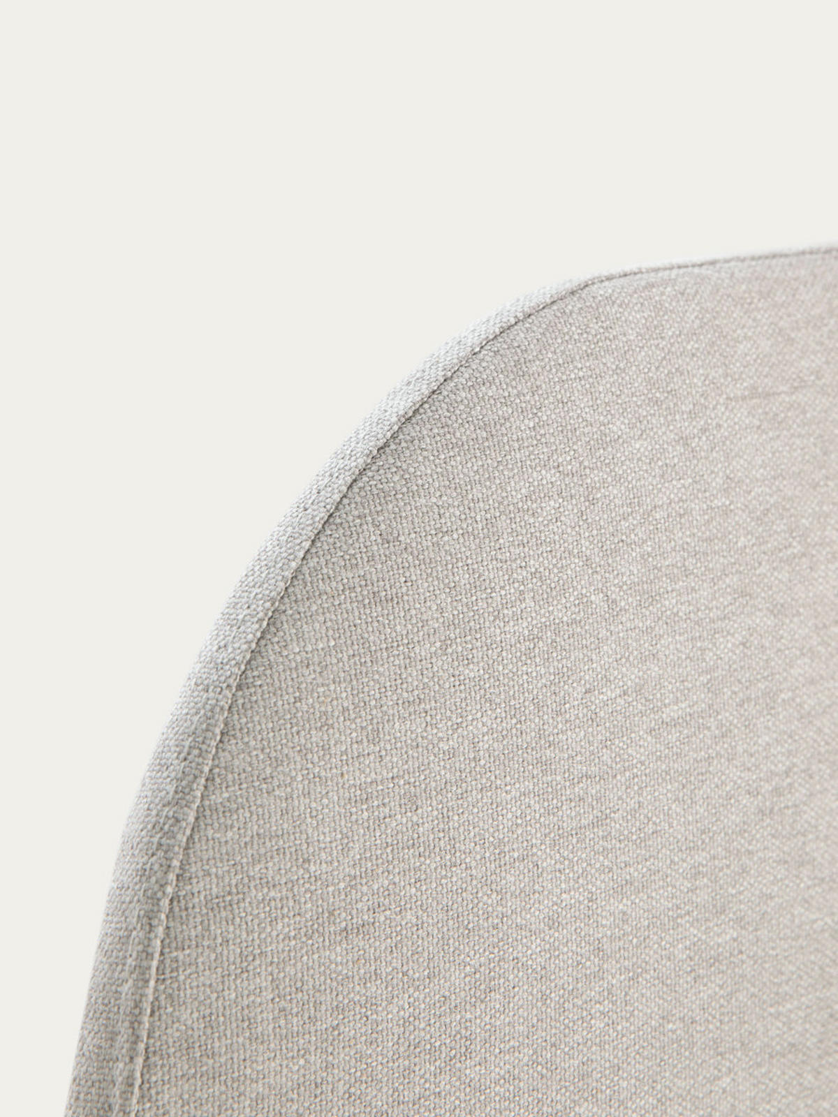 KOPFTEIL Coline Grau 165 cm x 118 cm - Grau, Textil (165/118/3cm) - Kenay Home