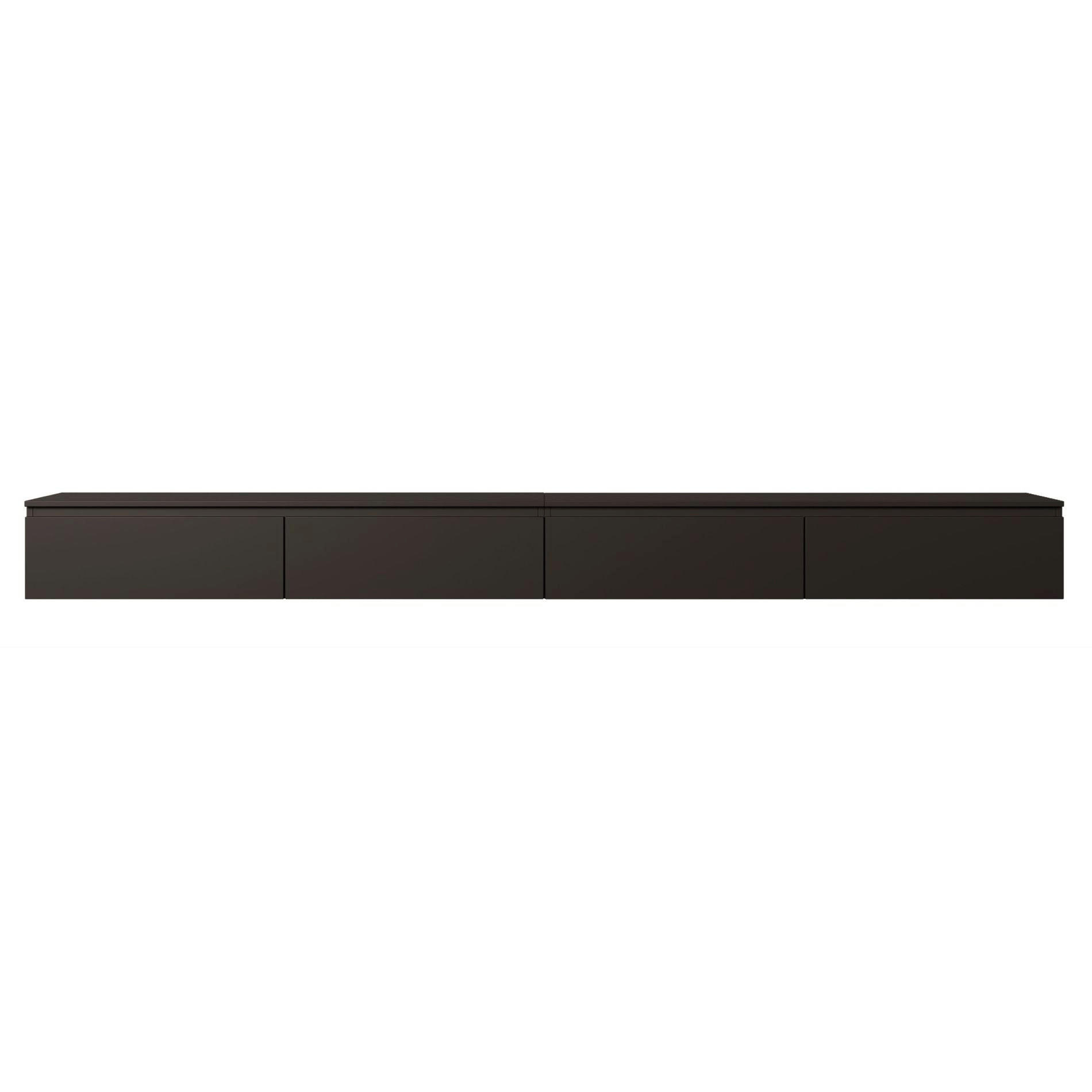 Selsey Tv-Lowboard Schwarz 300x28.4x31.8 cm