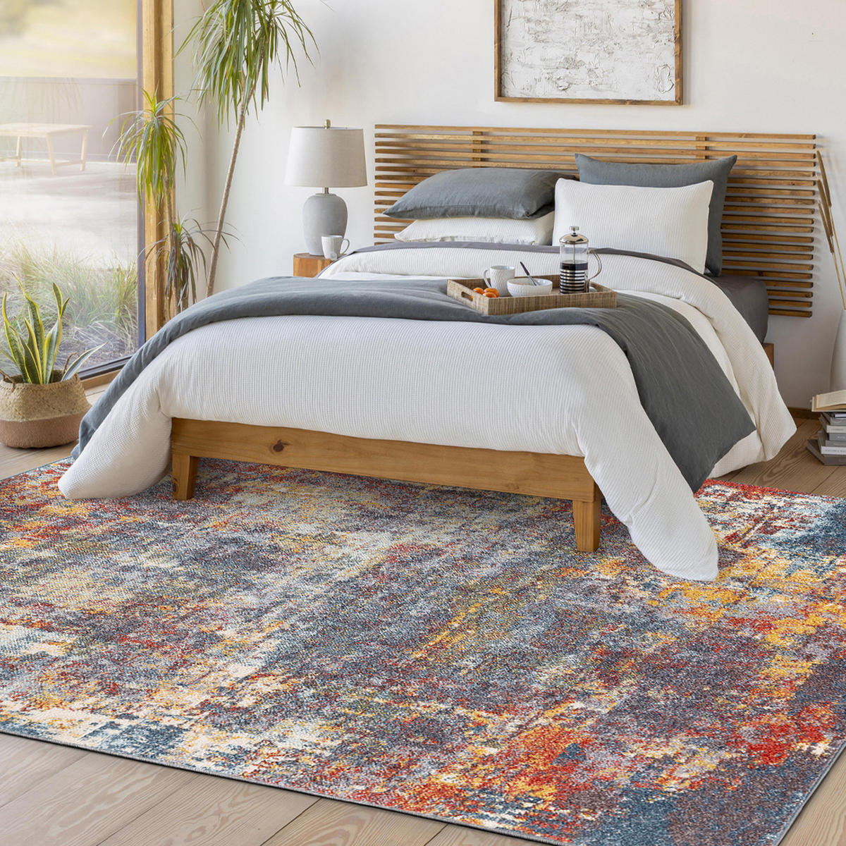 KURZFLORTEPPICH Noa 160/213 cm Mehrfarbig - Multicolor, Textil (160/213cm) - LIVABLISS