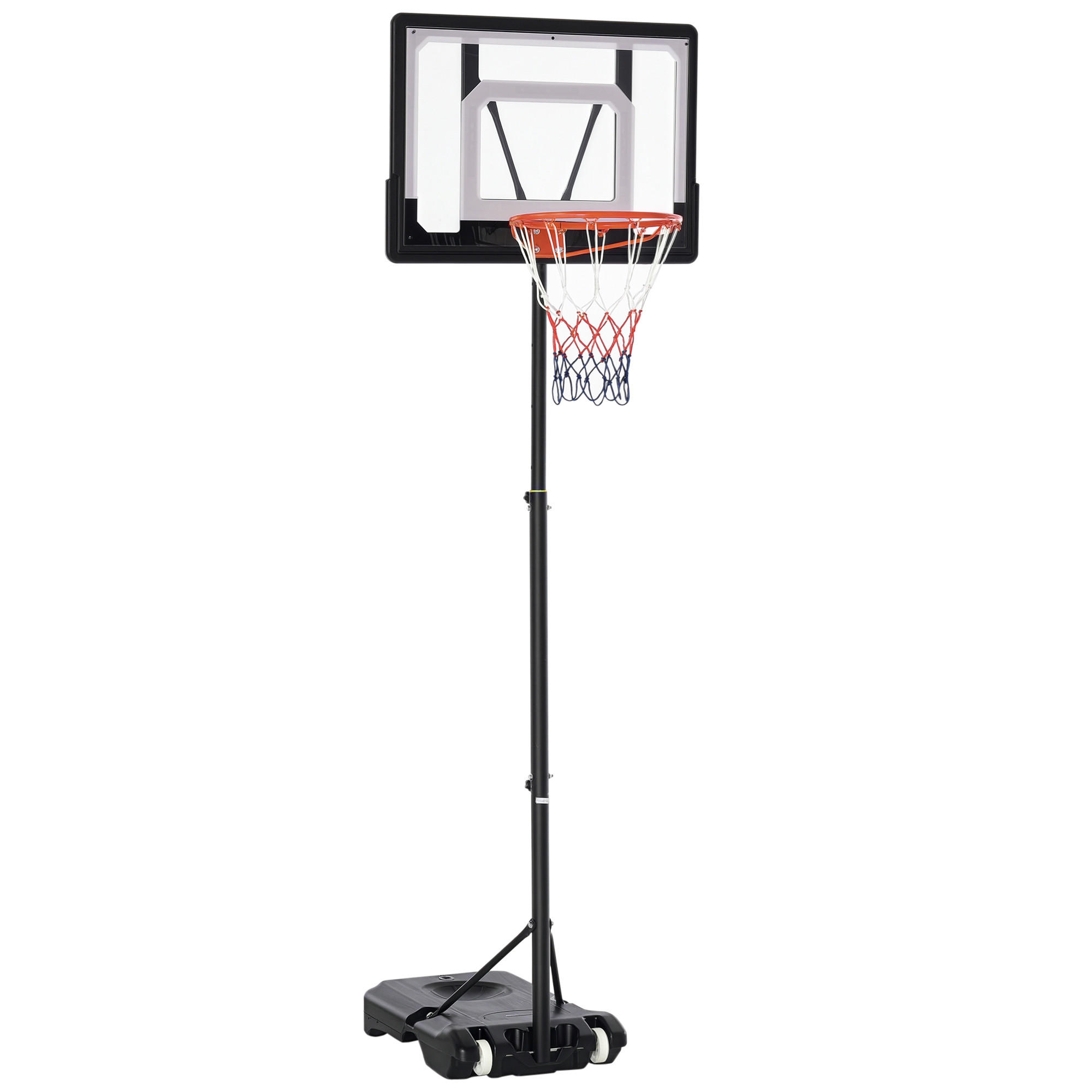 BASKETBALLSTÄNDER DE-10401 Schwarz - Schwarz, Metall (75/83cm) - ComfortXL