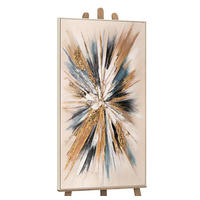 GEMÄLDE Impuls II Schattenfugenrahmen Beige 160x80 cm - Beige, Holz (160/80cm) - YS-art gallery
