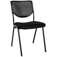 STAPELSTUHL Stoff schwarz/schwarz - Schwarz, Textil/Metall (47/82/58cm) - CLP