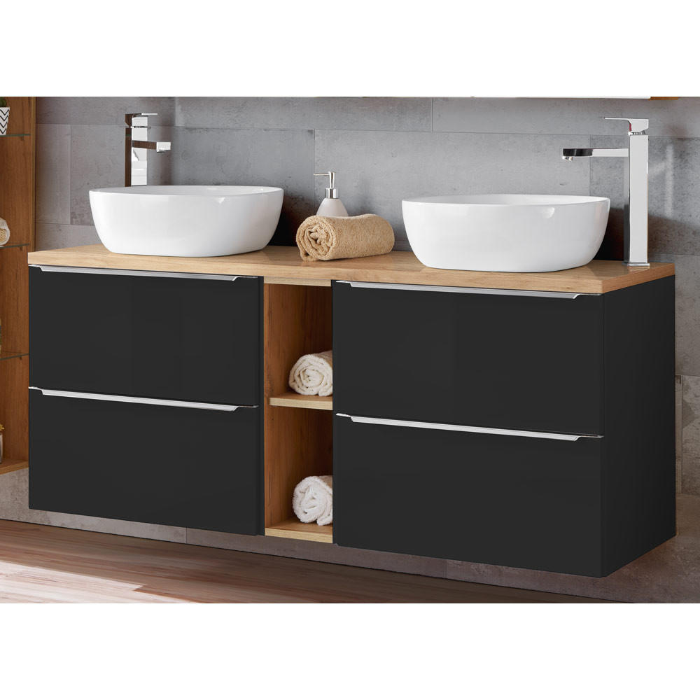 Lomado Waschtisch Anthrazit 140x94x46 cm
