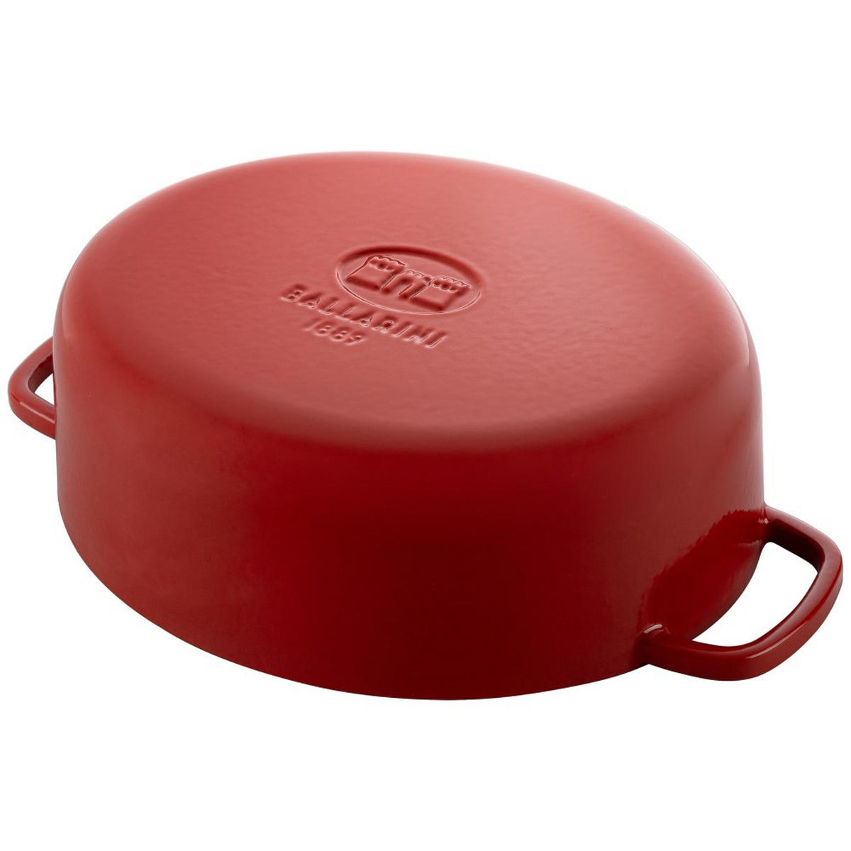 TOPF Rot 23/23/7.6 cm 750035590 - Rot, Metall (23cm) - Ballarini
