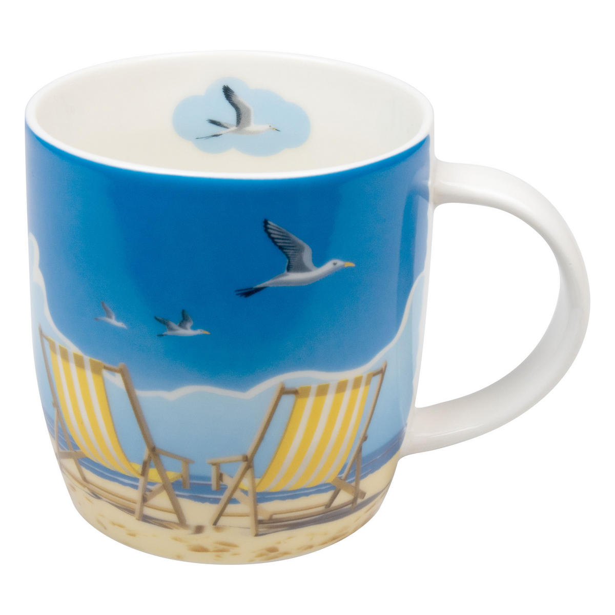 KAFFEEBECHER Loungechair - Naturfarben, Keramik (0.4L) - Könitz