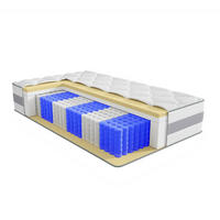 TASCHENFEDERKERNMATRATZE Höhe 25 cm 140×200cm - Weiß, Textil (140/200cm) - HOMAVO