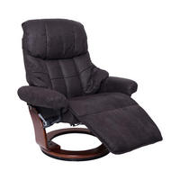RELAXSESSEL 2 Braun, Schwarz - Schwarz/Braun, Textil (90/105/82cm) - MCA