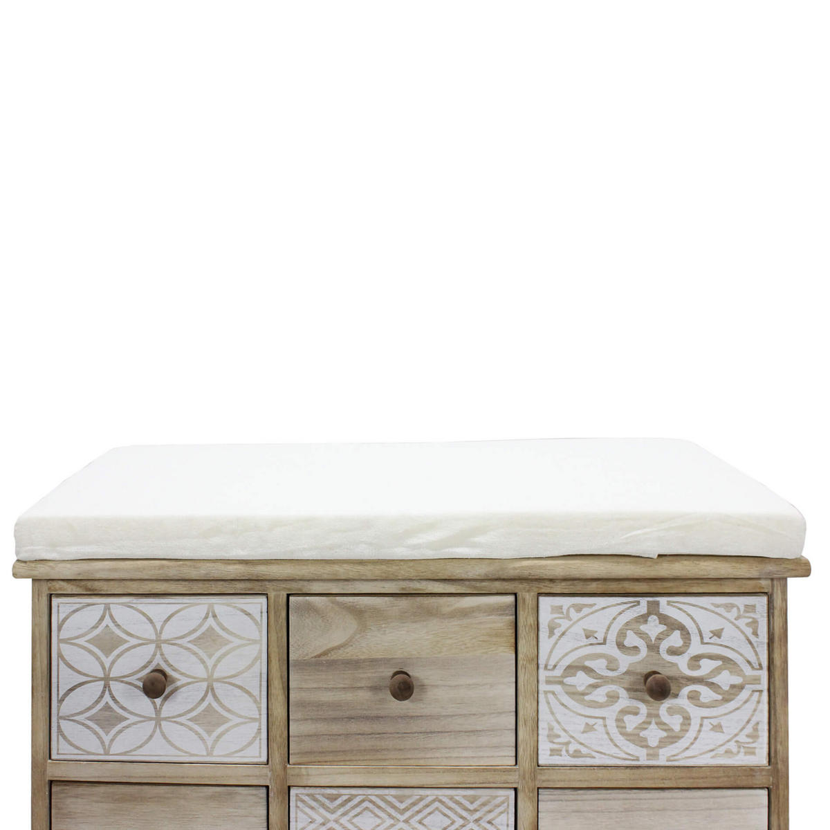 SITZKOMMODE Hellbraun 35/78/49 cm - Hellbraun, Holz (35/49/78cm) - Mobili Rebecca