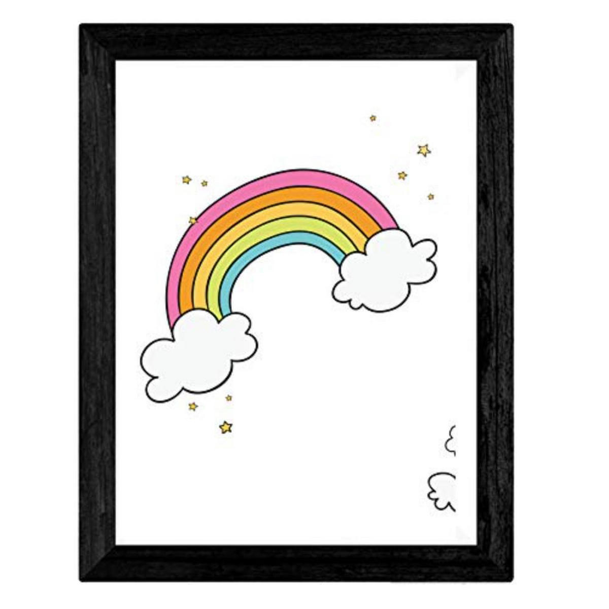 POSTER Set mit 4 Kindermeldungen A4 Rahmenlos - Klar, Papier (29.7/3cm) - Nacnic