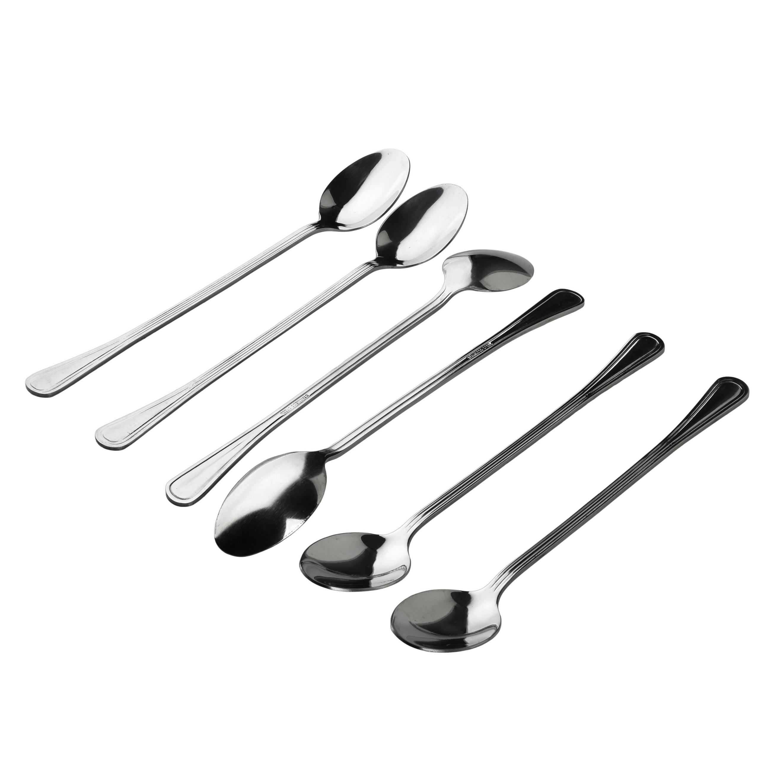 KAFFEELÖFFEL Dhalia Daisy 6-tlg silberfarben 2/2/19 cm Edelstahl - Silberfarben, Metall - Mondex