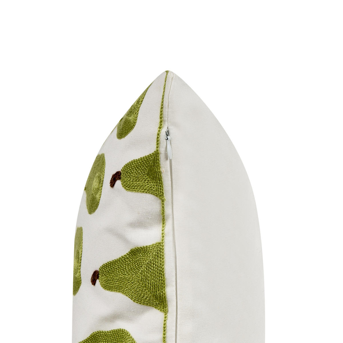 DEKOKISSEN 2er-Set Grün 45/45 cm Trachelium - Grün, Textil (45/45cm) - Beliani