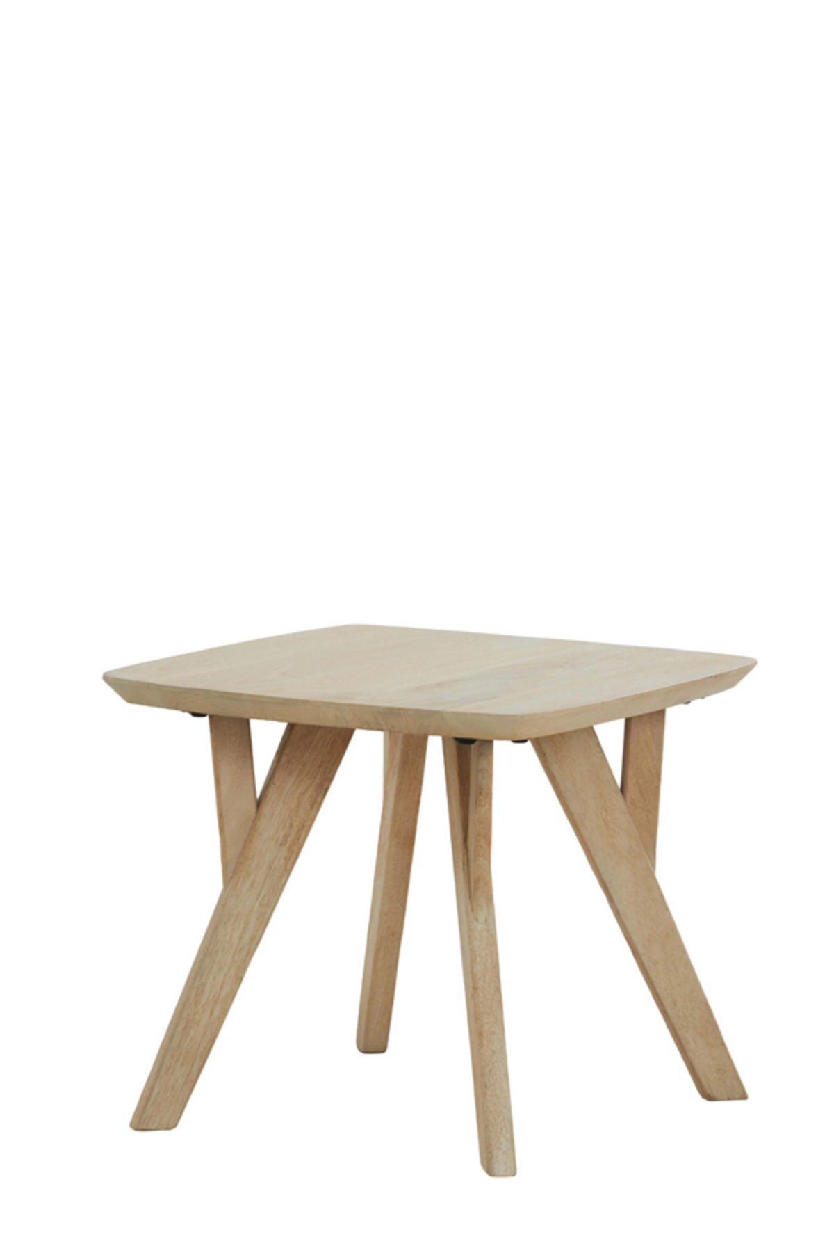 BEISTELLTISCH Quenza Braun 50/50/42 cm - Braun, Holz (50/50/42cm) - Light & Living