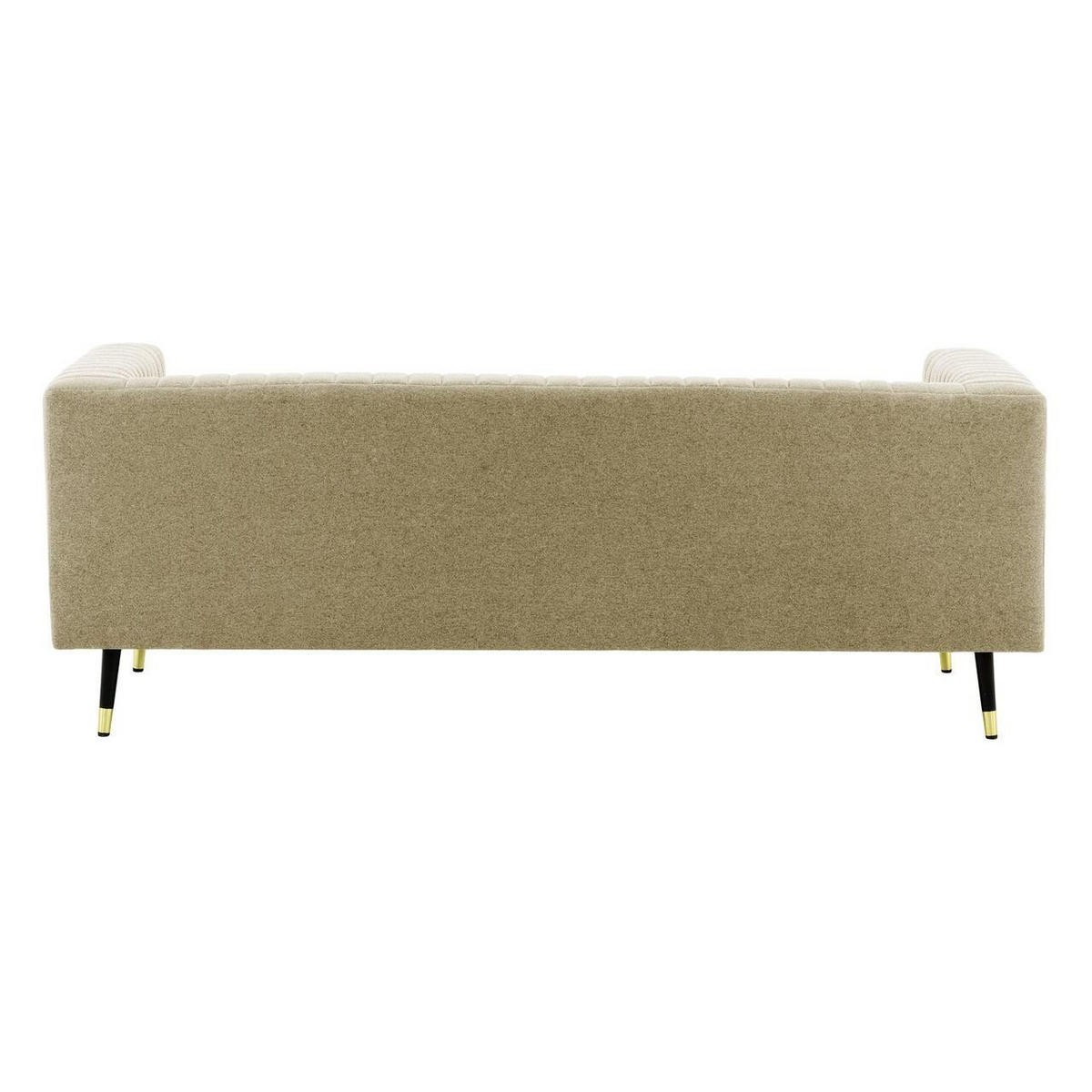 DREISITZER SOFA Slender-Baku 15 - Weiß, Holz/Textil (201/71/83cm) - SLF24