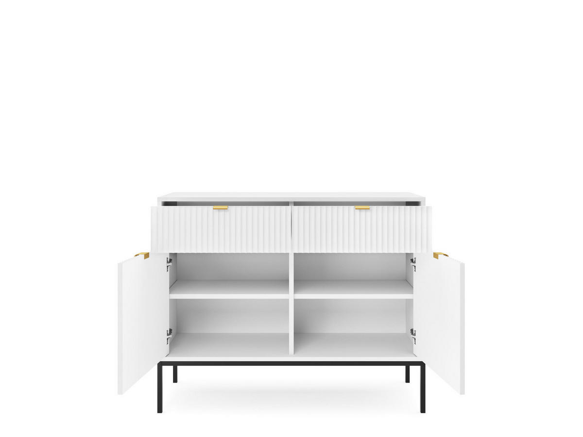 SIDEBOARD WEIß - Weiß, Holzwerkstoff (104/83/39cm) - FURNLUX
