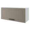 KLAPPHÄNGESCHRANK Kvantum W4B/80-AV Beige Matt / Weiß Matt 80 / 32,5 / 36cm - Beige/Weiß, Holz/Holzwerkstoff (80/36/32.5cm) - Feldmann-Wohnen